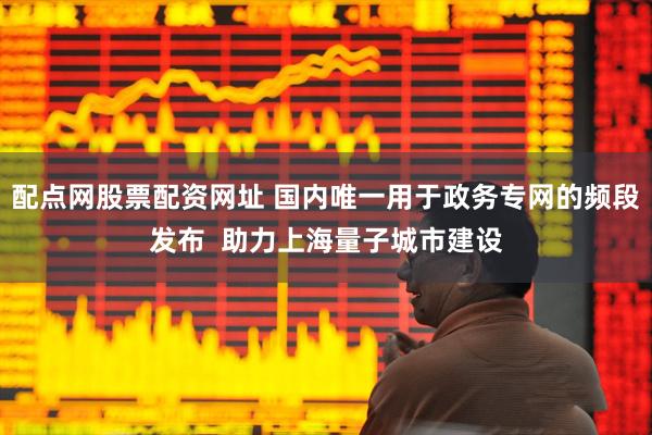 配点网股票配资网址 国内唯一用于政务专网的频段发布  助力上海量子城市建设